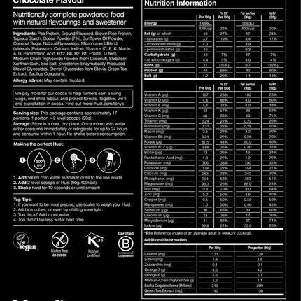 Huel Black Edition Meal Replacement Powder 30 Serv 2.7 kg