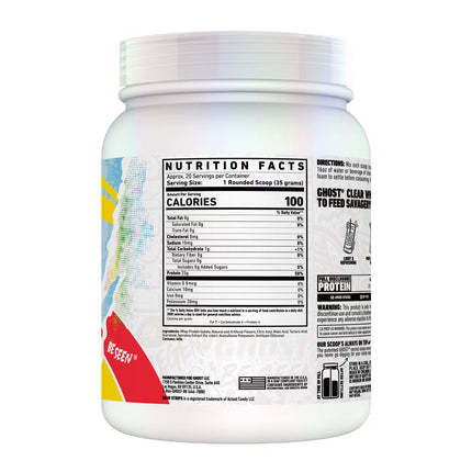 GHOST® CLEAR PROTEIN ISOLATE 20 SERV