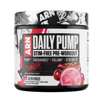 ARMS RACE NUTRITION DAILY PUMP – STIM-FREE PRE-WORKOUT