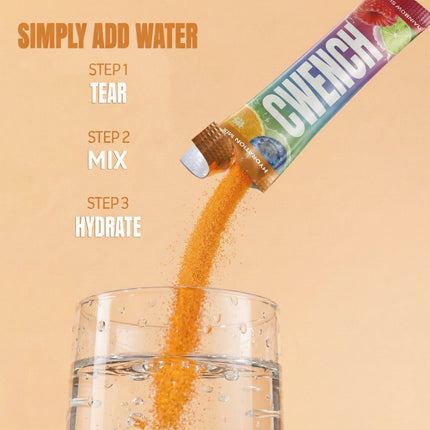 CWENCH HYDRATION ELECTROLYTE MIX + BCAA (16 STICKS)