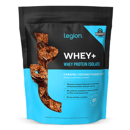 LEGION WHEY+ ISOLATE POWDER – ULTRA‑FILTERED GRASS FED PROTEIN 30 SERV