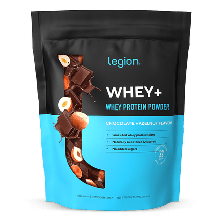 LEGION WHEY+ ISOLATE POWDER – ULTRA‑FILTERED GRASS FED PROTEIN 30 SERV