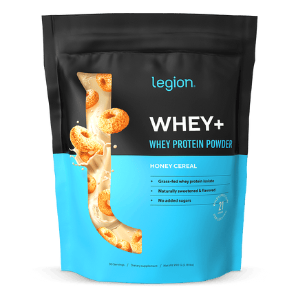 LEGION WHEY+ ISOLATE POWDER – ULTRA‑FILTERED GRASS FED PROTEIN 30 SERV