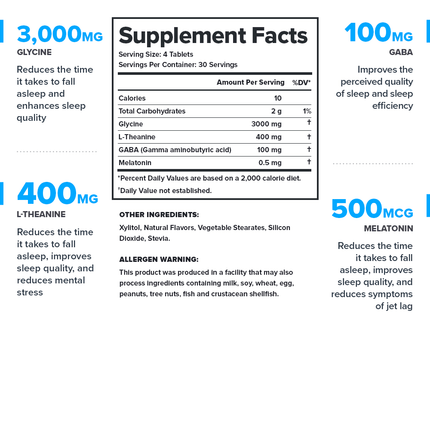 LEGION LUNAR SLEEP AID – NIGHTTIME RESTORATIVE SLEEP FORMULA 30 SERV