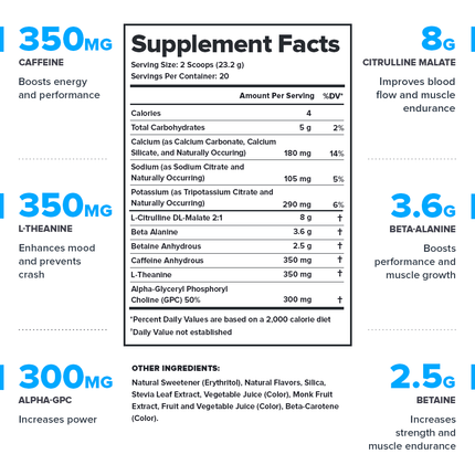 LEGION PULSE PRE‑WORKOUT – HIGH‑INTENSITY STIMULATED PRE‑WORKOUT FORMULA 20 SERV