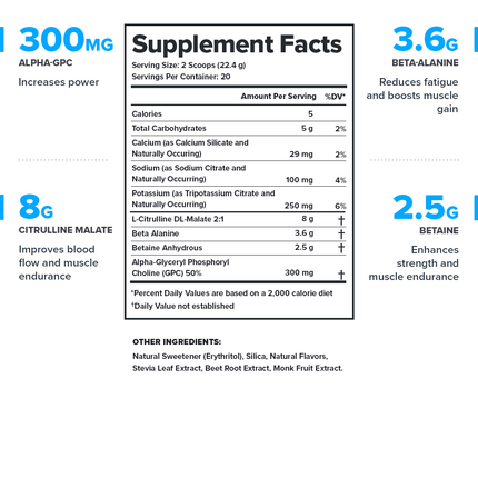 LEGION PULSE STIM‑FREE – PRE‑WORKOUT FOR PERFORMANCE WITHOUT CAFFEINE 20 SERV