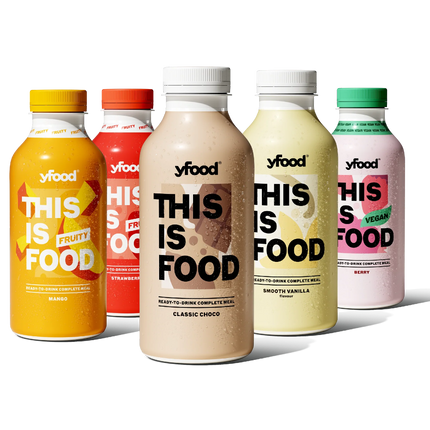 yFood Meal Replacement Drink- 30g Protein+ 26 Vitamins & Minerals 500ml