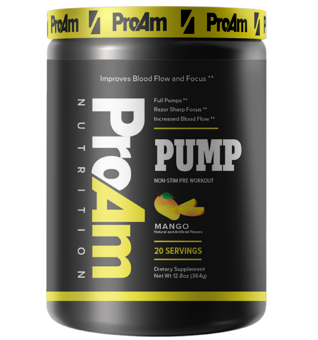 ProAM PUMP NON-STIMULANT PREWORKOUT 20 SERV