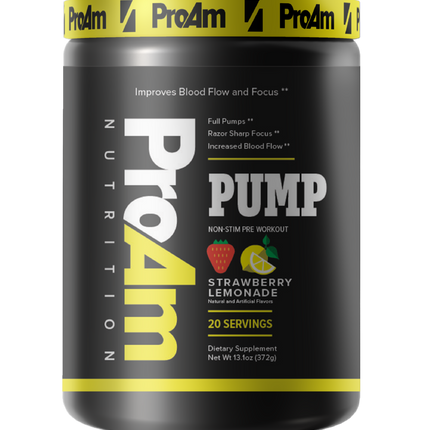 ProAM PUMP NON-STIMULANT PREWORKOUT 20 SERV