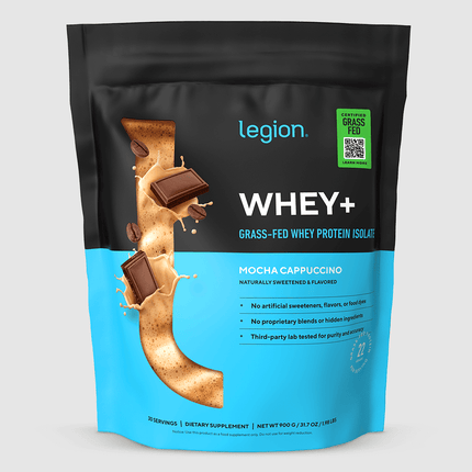 LEGION WHEY+ ISOLATE POWDER – ULTRA‑FILTERED GRASS FED PROTEIN 30 SERV